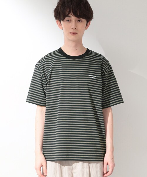 THE SHOP TK (ザ ショップ ティーケー )の「COOLボーダー 半袖Tシャツ 接触冷感/洗濯機OK(Tシャツ/カットソー・メンズ・ホワイト系5/ブラック系2・04/03/02)」の8枚目の写真