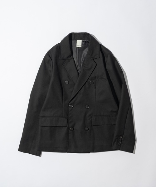 CASPER JOHN(キャスパージョン)の「Wool tailored jacket/ウールテーラードジャケット(テーラードジャケット・メンズ・グリーン/ネイビー/ブラック/ダークブラウン/チャコールグレー・LARGE/X-SMALL/SMALL/MEDIUM)」の1枚目の写真