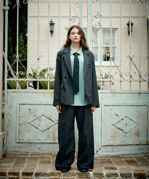 CASPER JOHN(キャスパージョン)の「Wool tailored jacket/ウールテーラードジャケット(テーラードジャケット・メンズ・グリーン/ネイビー/ブラック/ダークブラウン/チャコールグレー・LARGE/X-SMALL/SMALL/MEDIUM)」の9枚目の写真