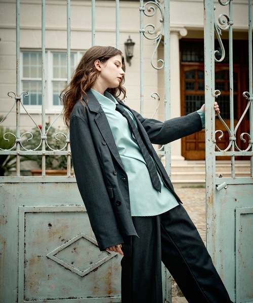 CASPER JOHN(キャスパージョン)の「Wool tailored jacket/ウールテーラードジャケット(テーラードジャケット・メンズ・グリーン/ネイビー/ブラック/ダークブラウン/チャコールグレー・LARGE/X-SMALL/SMALL/MEDIUM)」の10枚目の写真