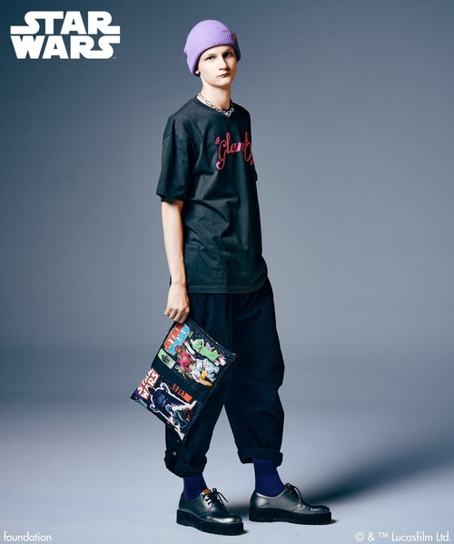 glamb(グラム)の「STAR WARS/2-Pack Tee / スター・ウォーズ/2パックT(Tシャツ/カットソー・メンズ・ブラック・S/M/L)」の9枚目の写真