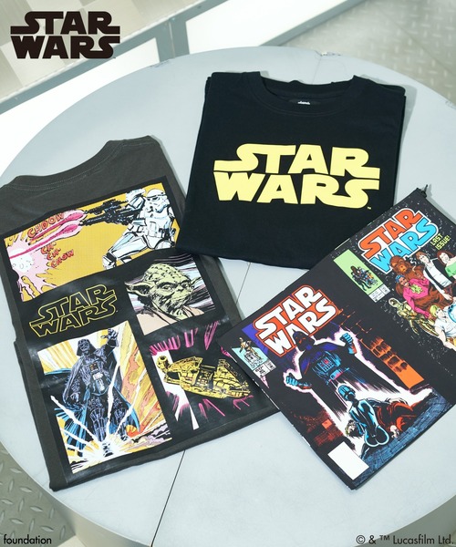 glamb(グラム)の「STAR WARS/2-Pack Tee / スター・ウォーズ/2パックT(Tシャツ/カットソー・メンズ・ブラック・S/M/L)」の7枚目の写真