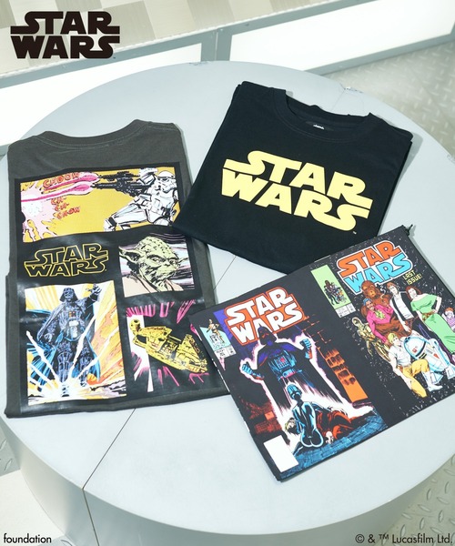 glamb(グラム)の「STAR WARS/2-Pack Tee / スター・ウォーズ/2パックT(Tシャツ/カットソー・メンズ・ブラック・S/M/L)」の6枚目の写真
