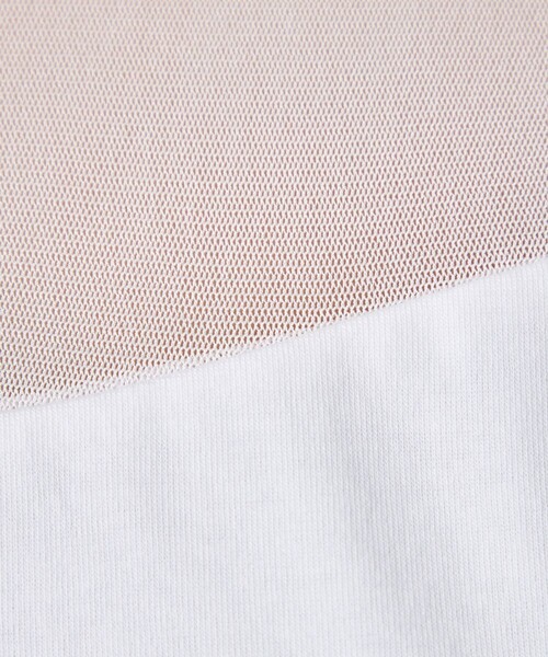 Chacott(チャコット)の「HandsomeCotton チュールノースリーブTシャツ(その他トップス・レディース・スモークピンク/ホワイト/ブラック・M)」の16枚目の写真