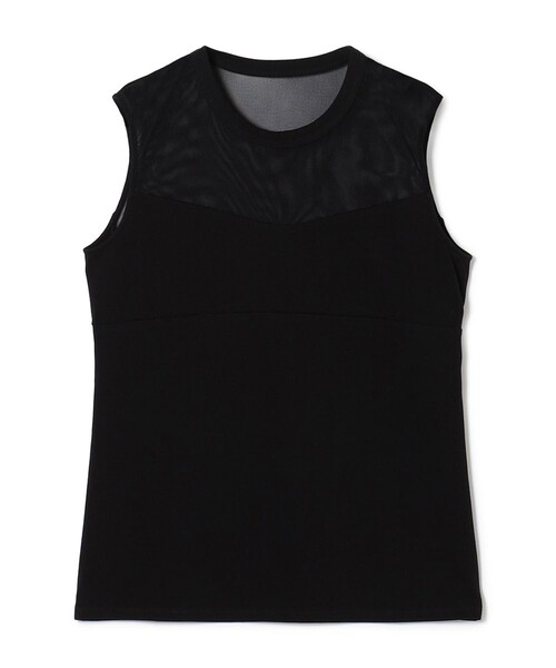 Chacott(チャコット)の「HandsomeCotton チュールノースリーブTシャツ(その他トップス・レディース・スモークピンク/ホワイト/ブラック・M)」の18枚目の写真
