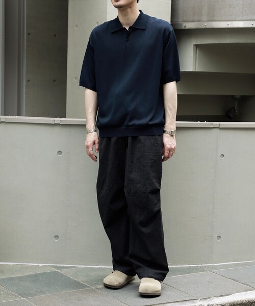 marka(マーカ)の「【marka/マーカ】別注KNEE TUCK PANTS(その他パンツ・メンズ・ブラック・1/2)」の7枚目の写真