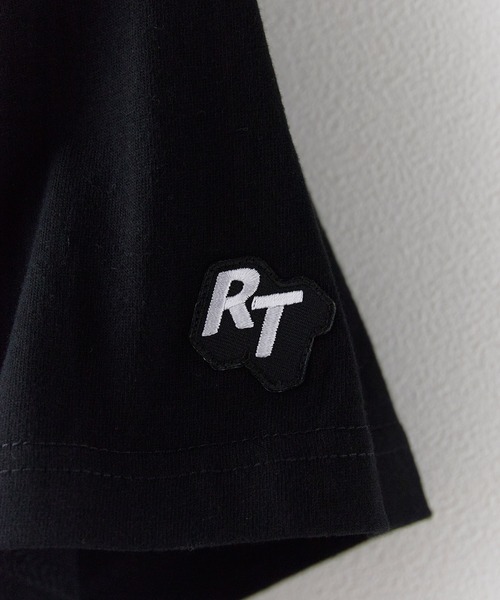 ROOPTOKYO(ループトウキョウ)の「オリジナルロゴ袖ワッペンTシャツ 半袖 クルーネック ハイグレードコットン 5.6oz 丸胴 シンプル ミドル丈 クロップド丈 短丈 メンズ レディース ユニセックス 秋 秋服 2026年秋冬(Tシャツ/カットソー・メンズ・ホワイト/ブラック/ブルー/ライトピンク/チャコール・S/M/L/XL)」の8枚目の写真