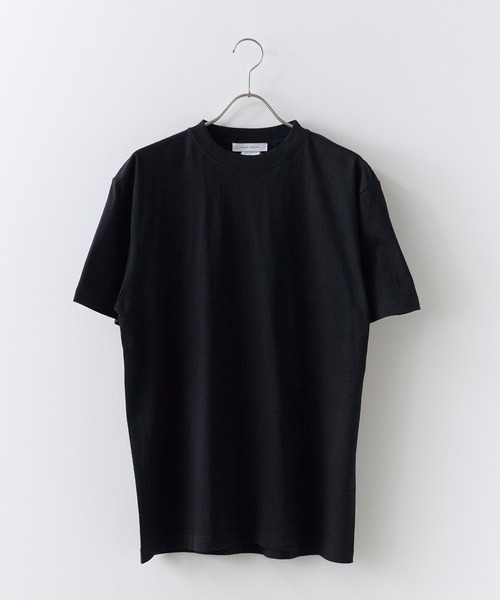ROOPTOKYO(ループトウキョウ)の「オリジナルロゴ袖ワッペンTシャツ 半袖 クルーネック ハイグレードコットン 5.6oz 丸胴 シンプル ミドル丈 クロップド丈 短丈 メンズ レディース ユニセックス 秋 秋服 2026年秋冬(Tシャツ/カットソー・メンズ・ホワイト/ブラック/ブルー/ライトピンク/チャコール・S/M/L/XL)」の11枚目の写真