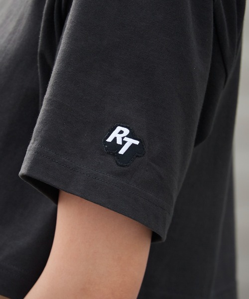 ROOPTOKYO(ループトウキョウ)の「オリジナルロゴ袖ワッペンTシャツ 半袖 クルーネック ハイグレードコットン 5.6oz 丸胴 シンプル ミドル丈 クロップド丈 短丈 メンズ レディース ユニセックス 秋 秋服 2026年秋冬(Tシャツ/カットソー・メンズ・ホワイト/ブラック/ブルー/ライトピンク/チャコール・S/M/L/XL)」の22枚目の写真