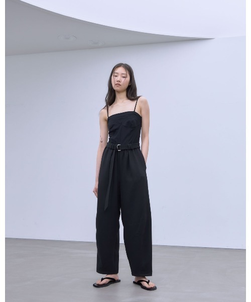 THINGS THAT MATTER(シングス ザット マター)の「BUSTIER DESIGN OVERALLS / ビスチェ デザイン オーバーオール(サロペット/オーバーオール・レディース・ブラック・FREE)」の17枚目の写真