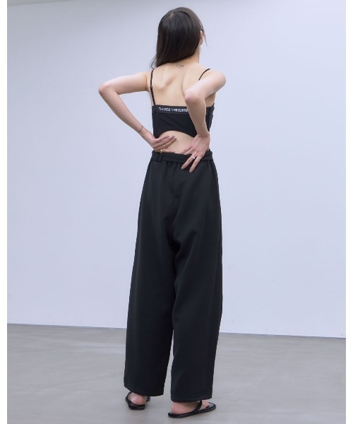 THINGS THAT MATTER(シングス ザット マター)の「BUSTIER DESIGN OVERALLS / ビスチェ デザイン オーバーオール(サロペット/オーバーオール・レディース・ブラック・FREE)」の18枚目の写真