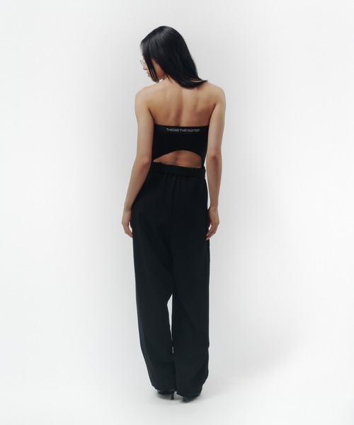 THINGS THAT MATTER(シングス ザット マター)の「BUSTIER DESIGN OVERALLS / ビスチェ デザイン オーバーオール(サロペット/オーバーオール・レディース・ブラック・FREE)」の9枚目の写真