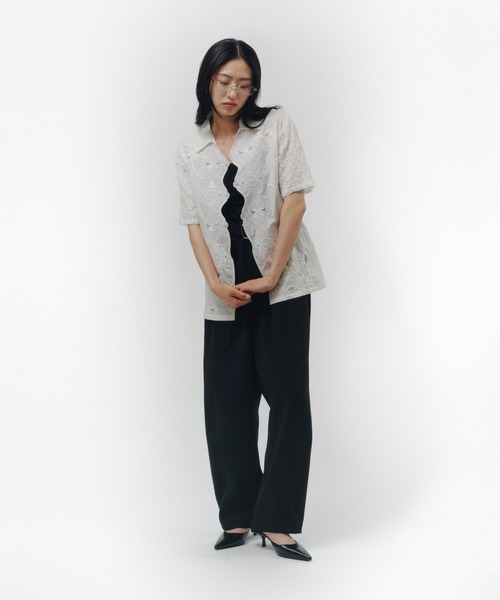 THINGS THAT MATTER(シングス ザット マター)の「BUSTIER DESIGN OVERALLS / ビスチェ デザイン オーバーオール(サロペット/オーバーオール・レディース・ブラック・FREE)」の8枚目の写真