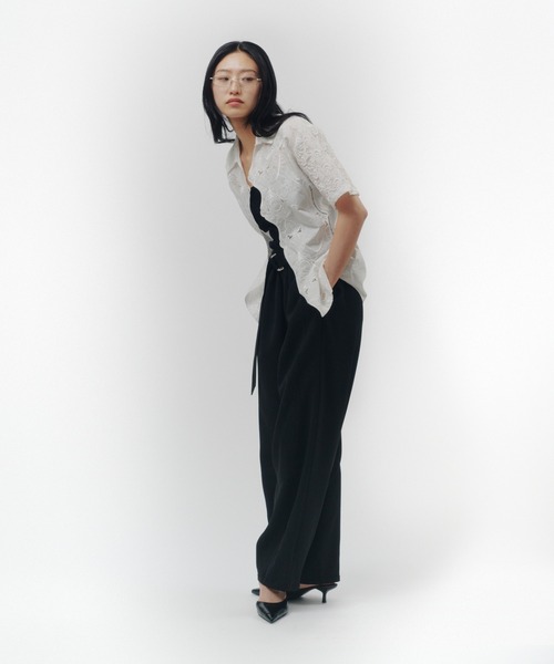 THINGS THAT MATTER(シングス ザット マター)の「BUSTIER DESIGN OVERALLS / ビスチェ デザイン オーバーオール(サロペット/オーバーオール・レディース・ブラック・FREE)」の6枚目の写真