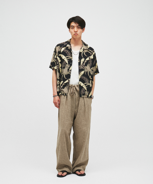 JOURNAL STANDARD(ジャーナルスタンダード)の「ヴィンテージ アロハ オープンカラー シャツ(シャツ/ブラウス・メンズ・ブラック/カーキ/パープル・MEDIUM/LARGE)」の4枚目の写真