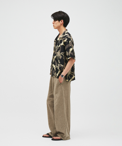 JOURNAL STANDARD(ジャーナルスタンダード)の「ヴィンテージ アロハ オープンカラー シャツ(シャツ/ブラウス・メンズ・ブラック/カーキ/パープル・MEDIUM/LARGE)」の5枚目の写真