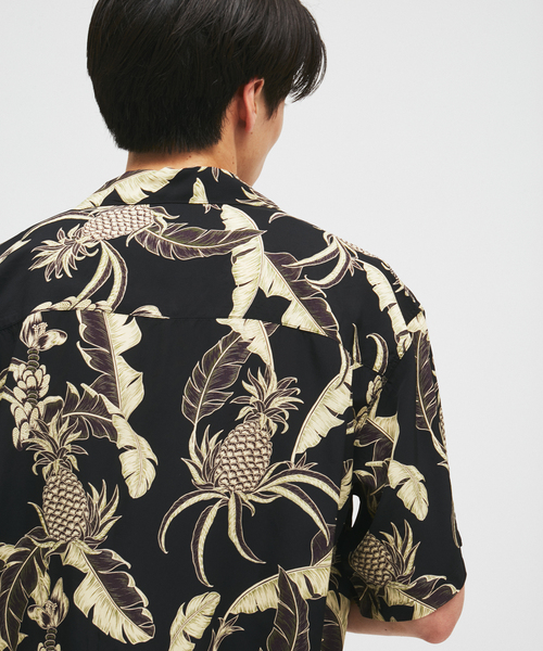 JOURNAL STANDARD(ジャーナルスタンダード)の「ヴィンテージ アロハ オープンカラー シャツ(シャツ/ブラウス・メンズ・ブラック/カーキ/パープル・MEDIUM/LARGE)」の10枚目の写真