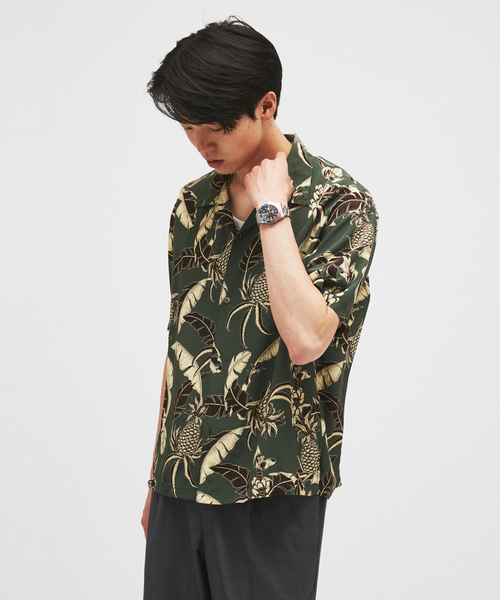 JOURNAL STANDARD(ジャーナルスタンダード)の「ヴィンテージ アロハ オープンカラー シャツ(シャツ/ブラウス・メンズ・ブラック/カーキ/パープル・MEDIUM/LARGE)」の14枚目の写真