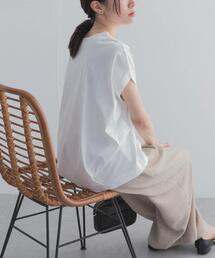 『UR TECH』サマシェアバックタックコクーンプルオーバー|UVカット/日除け/接触冷感/抗菌防臭/Tシャツ
