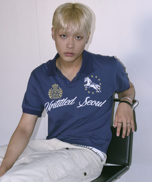UNTITLED SEOUL(アンタイトル ソウル)の「アンタイトルクレストポロクロップ半袖ネイビー(Tシャツ/カットソー・レディース・その他・MEDIUM/LARGE/SMALL)」の2枚目の写真