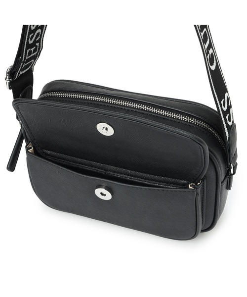 Guess（ゲス）の「ERIN Mini Crossbody ショルダーバッグ（ショルダーバッグ・レディース・ブラック/ブラック系その他・ONE SIZE）」の9枚目の写真