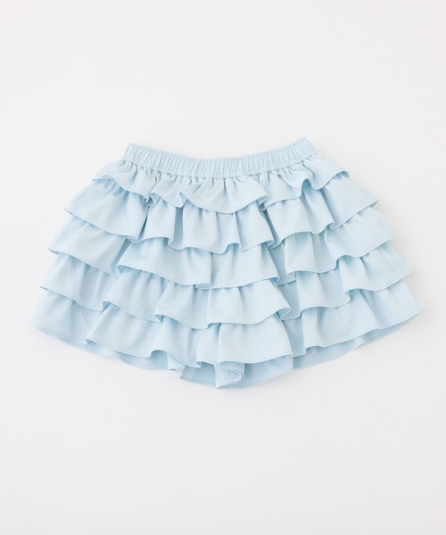 one after another NICE CLAUP（ワンアフターアナザーナイスクラップ）の「【セットアップ可能 / シャツ別売り】フリフリショートパンツ（その他パンツ・レディース・ブラウン系その他/グレー系その他/ブルー系その他・FREE）」の3枚目の写真