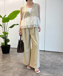 Jena espace merveilleux | 裾レースセットアップ(ワンピース)