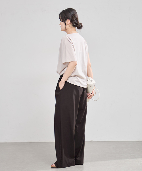 IENA（イエナ）の「《/接触冷感/防シワ》Cool touchイージースラックス（スラックス・レディース・ブラウン/ベージュ系その他・38/36/34）」の14枚目の写真