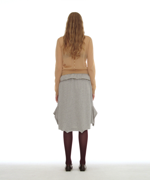 PARTIMENTO WOMEN（パルティメントウィメン）の「リバースTシャツミディスカート_メランジ（スカート・レディース・その他・SMALL/MEDIUM）」の4枚目の写真