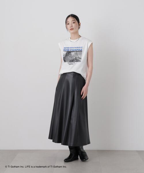 GOOD ROCK SPEED(グッドロックスピード)の「GOOD ROCK SPEED/LIFE PICTURE COLLECTION French sleeve White(Tシャツ/カットソー・レディース・ホワイト・FREE)」の5枚目の写真