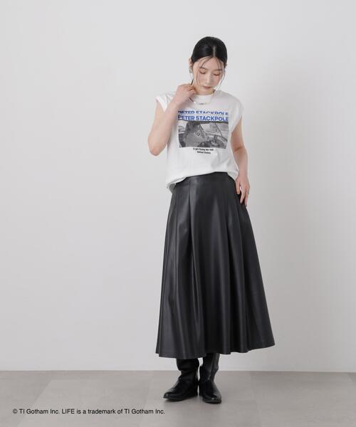 GOOD ROCK SPEED(グッドロックスピード)の「GOOD ROCK SPEED/LIFE PICTURE COLLECTION French sleeve White(Tシャツ/カットソー・レディース・ホワイト・FREE)」の6枚目の写真