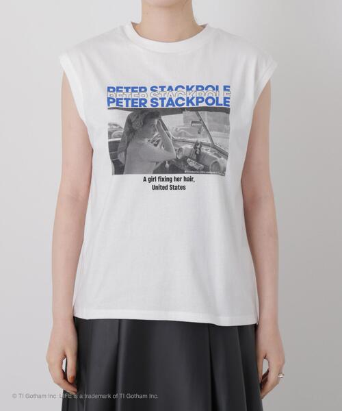 GOOD ROCK SPEED(グッドロックスピード)の「GOOD ROCK SPEED/LIFE PICTURE COLLECTION French sleeve White(Tシャツ/カットソー・レディース・ホワイト・FREE)」の9枚目の写真