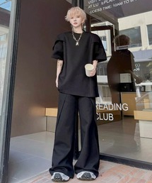 neos（ネオス）の「【NEOS】トップス Tシャツ ポリスウェット パンツ 上下 セットアップ 薄手 ワンマイルウェア ルームウェア 部屋着 ユニセックス メンズ レディース（セットアップ）」