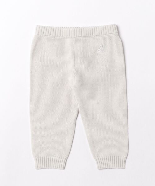 agnes b.(アニエスベー)の「ベビー "b." ロゴ コットン フルレングス パンツ(その他パンツ・キッズ・グレー系その他・85/80/70)」の1枚目の写真