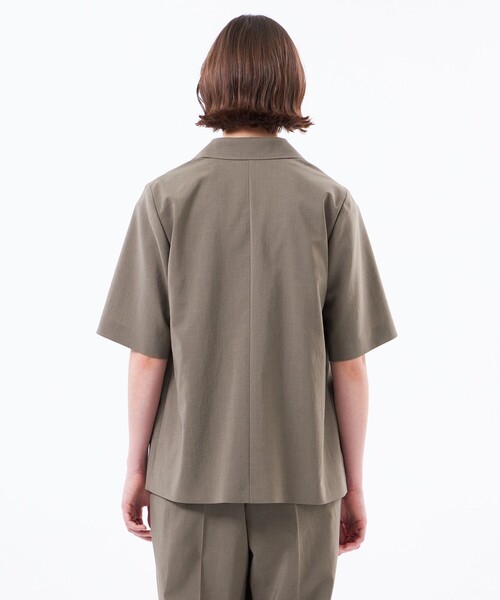 MACKINTOSH PHILOSOPHY(マッキントッシュ フィロソフィー)の「リネンミックスハーフスリーブジャケット(テーラードジャケット・レディース・ベージュ系その他4/ダークネイビー・38/36)」の7枚目の写真