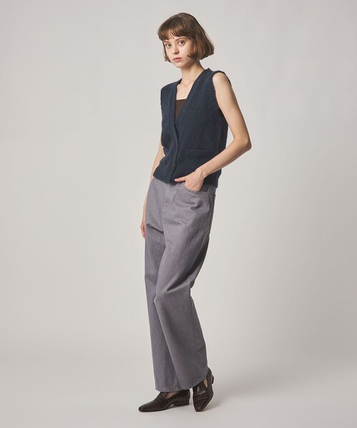 Steven Alan(スティーブンアラン)の「<Steven Alan>ウール モヘヤ ナイロン ダブルボタン ベスト(ベスト・レディース・ネイビー/ライトピンク/ライラック・FREE)」の9枚目の写真