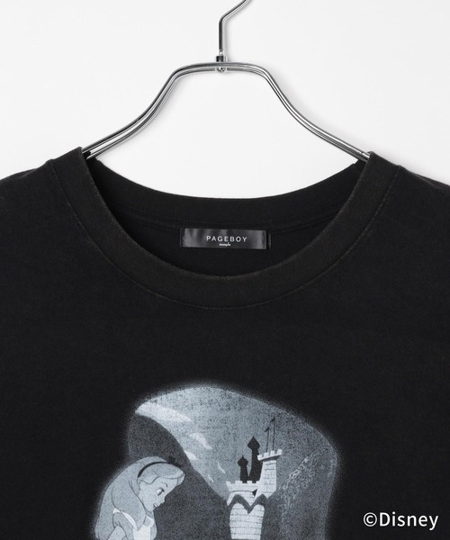 PAGEBOY(ページボーイ)の「Disney 【ふしぎの国のアリス】コンパクトT(Tシャツ/カットソー・レディース・オフホワイト/チャコールグレー・FREE)」の15枚目の写真