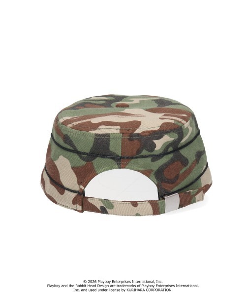 PLAYBOY(プレイボーイ)の「PLAYBOY PILLBOX CAP / プレイボーイ(キャップ・レディース・ブラック/オリーブ・57~59cm)」の15枚目の写真