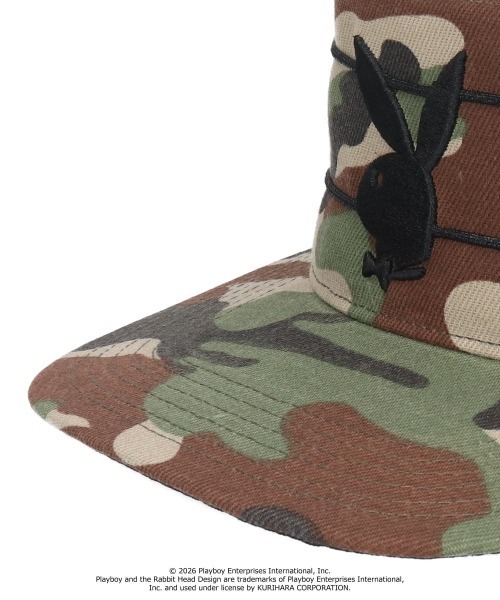 PLAYBOY(プレイボーイ)の「PLAYBOY PILLBOX CAP / プレイボーイ(キャップ・レディース・ブラック/オリーブ・57~59cm)」の16枚目の写真