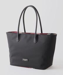 パーシャルクレストブリッジチェックナイロントート