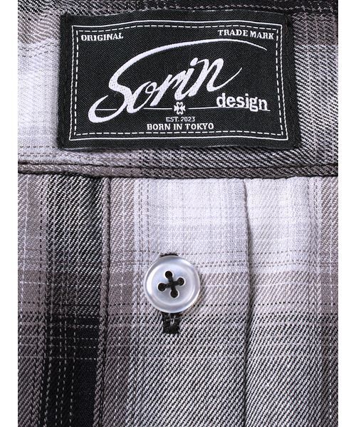 SORIN(ソリン )の「Shirt Layered Short Pants / シャツレイヤードショートパンツ(その他パンツ・レディース・カーキ/サックスブルー/チェック/ストライプ・38)」の19枚目の写真