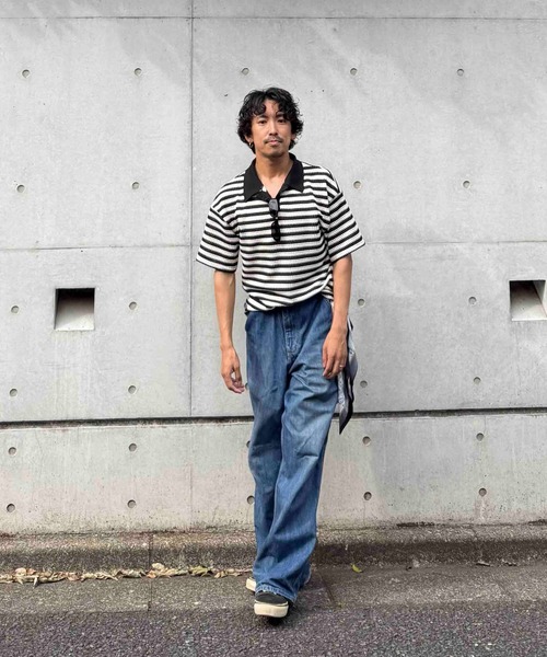 AS KNOW AS plus(アズノゥアズプラス)の「☆クロシェ風半袖ポロプルオーバー【UNISEX ITEM】(ポロシャツ・レディース・ボルドー/ブラウン/ブラック・FREE)」の22枚目の写真