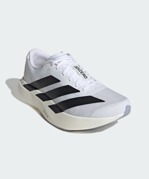 adidas(アディダス)の「アディゼロ EVO SL / Adizero EVO SL / ランニングシューズ / アディダス adidas(スニーカー・メンズ・ホワイト×ブラック・26.5cm/27.0cm/27.5cm/28.0cm/28.5cm/29.0cm/25.0cm/25.5cm/26.0cm)」の4枚目の写真