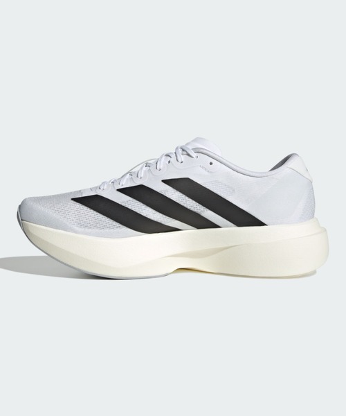 adidas(アディダス)の「アディゼロ EVO SL / Adizero EVO SL / ランニングシューズ / アディダス adidas(スニーカー・メンズ・ホワイト×ブラック・26.5cm/27.0cm/27.5cm/28.0cm/28.5cm/29.0cm/25.0cm/25.5cm/26.0cm)」の6枚目の写真