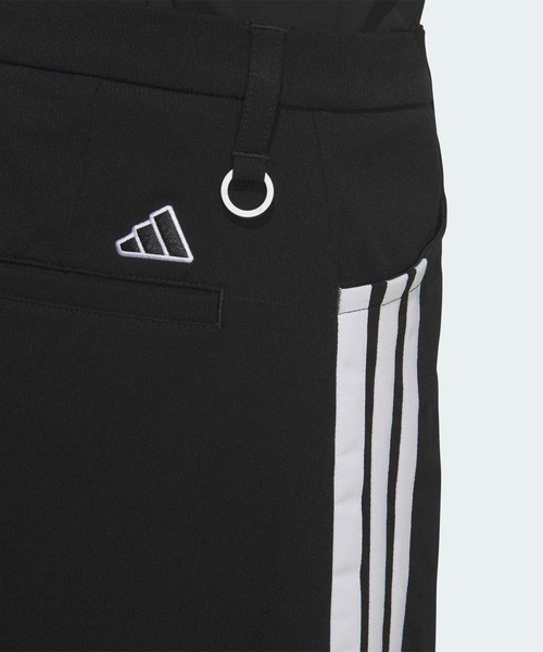 adidas（アディダス）の「スリーストライプス 5インチ ショーツ / ハーフパンツ【adidas Golf/アディダスゴルフ】（その他パンツ・レディース・ブラック・SMALL/MEDIUM/LARGE/X-LARGE/X-SMALL）」の3枚目の写真