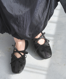 MESH RIBBON FLAT SHOES（パンプス）｜Ameri（アメリ）のファッション