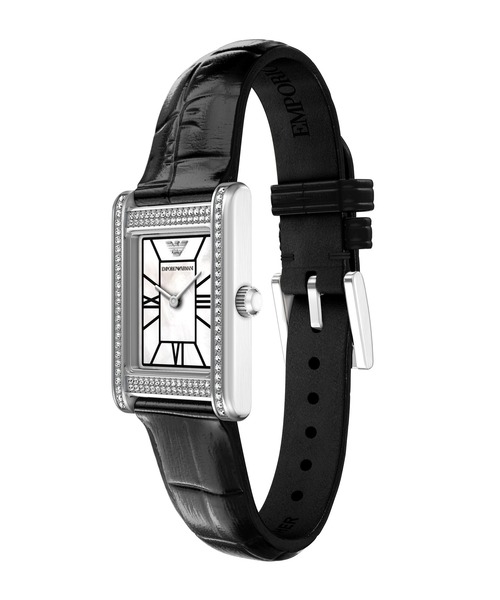 EMPORIO ARMANI(エンポリオアルマーニ)の「エンポリオ・アルマーニ 腕時計 レディース アナログ レザー AR11803(アナログ腕時計・レディース・ブラック・FREE)」の3枚目の写真