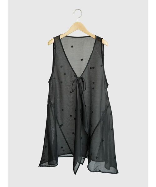 FIKA.(フィーカ)の「Sheer dot flare top(その他トップス・レディース・ブラウン/ブラック・MEDIUM)」の4枚目の写真