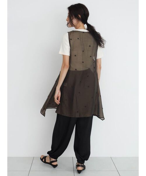 FIKA.(フィーカ)の「Sheer dot flare top(その他トップス・レディース・ブラウン/ブラック・MEDIUM)」の9枚目の写真