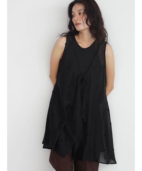 FIKA.(フィーカ)の「Sheer dot flare top(その他トップス・レディース・ブラウン/ブラック・MEDIUM)」の10枚目の写真
